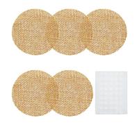 PH PandaHall Diffusore rotondo da 6 cm, 5 pezzi | Paralumi ammorbidenti in tessuto, copertura per plafoniere con adesivi per faretti, lampada da parete da scrivania