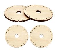 PH PandaHall Disco Intrecciato Kumihimo in Legno con 24 Slot Piastra Rotonda Multifunzionale per Intrecciare Fai da Te per Realizzare Braccialetti Dell'Amicizia Cordini Perline e Gioielli