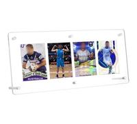 PH PandaHall Espositore per Carte Collezionabili a 4 Slot Cornice per Carte da Baseball Trasparente Stand per Carta Sportive Collezione Parete Espositiva per Carta con Vite per Immagini Foto Custodia