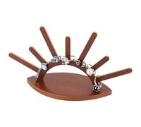 PH PandaHall Porta-Anello per Il Malocchio, Espositore per Anelli In Legno Espositore per Gioielli Espositore per Gioielli Espositori per Vetrine per Dita per Negozio 19.6x7.65x10.3 cm