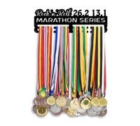 PH PandaHall Porta Medaglie da Corsa per Maratona Appendiabiti per Medaglie Espositore Premi Sportivi per Corsa Porta Nastro Porta Medaglie in Metallo Montaggio A Parete Porta Premi A più Livelli
