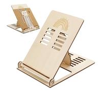 PH PandaHall Supporto per Lavoro Macramè in Legno Tavolo da Lavoro per Macramè, 27x15.5cm Porta Progetti Artigianali Pieghevole per Camera Cucito e Creazioni Artigianali