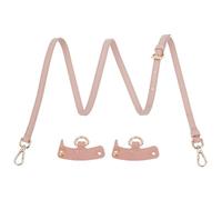 PH PandaHall Tracolle in Pelle con Anelli A D, Tracolla A Tracolla Rosa da 1~1.2 m, Manici di Ricambio Regolabili, Cinghie per Borse, per Borse all'Uncinetto Fai da Te, Borse A Tracolla