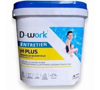 pH Plus per piscina in polvere - Sigillo 5 kg - Regolazione facile del pH dell'acqua - D-Work