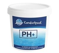 PH plus polvere | 1 kg | Aumenta il valore del pH | Per acqua pulita della piscina | Comfortpool