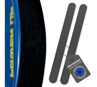 Ph Pro Heat Confezione 2 Protezione Racchetta Padel Transparente - Protettore Racchetta Padel Robusto, Resistente e Leggero 35x370mm - Paracolpi Racchetta Padel Adattabile.