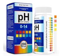 pH Test Strips 0-14: 200 Strips Universal Litmus Paper pH Test Strips for Urine & Saliva Testing & Water & Food and Alkaline & Acid Levels, Get Highly Accurate Results in Seconds