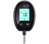 PH Tester del terreno - Misuratore del terreno, strumento da giardino | Misurazione di fertilità della luce 'umidità del terreno digitale con display di temperatura per piante agricole per la cura