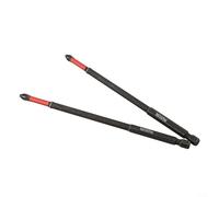 PH2 - Set di 26 punte per cacciavite a croce magnetiche con design antiscivolo, adatte per forti operazioni di guida delle viti, materiale in acciaio legato rivestito resistente alla ruggine (2 pezzi