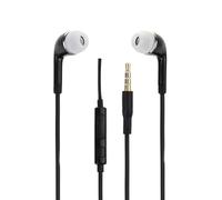 PH26 Auricolari compatibili con Motorola Moto G86 5G di alta qualità audio in-ear in silicone ultra comfort isolamento del rumore con controllo del volume e microfono - nero