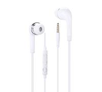 PH26 Auricolari per Ulefone Armor X12 Pro di alta qualità audio in-ear in silicone ultra comfort isolamento del rumore con controllo del volume e microfono - bianco