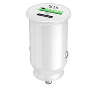 PH26 Caricatore da auto per accendisigari compatibile con Vivo Y31 5G Ultra-compatto e potente USB a USB tipo C ricarica rapida 30 W PD & QC 3.0-2 porte per caricare 2 dispositivi contemporaneamente