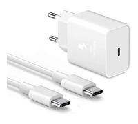 PH26 Pack Super Fast Charger + Cavo per Oppo A94 5G Fast Charger 25W Ultra-potente e veloce nuova generazione con cavo doppio tipo C - Potenza 25W