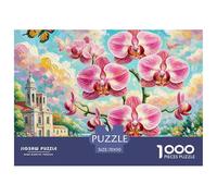 Phalaenopsis Orchid 1000 Piece Jigsaw Puzzle For Adults Challenging Game Stress Relief Puzzle Exercise The Memory of The Brain for Adults And Kids, Age 12 Years Up 70x50cm/1000pcs
