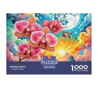 Phalaenopsis Orchid 1000 Piece Jigsaw Puzzle For Adults Family Challenge Toys Stress Relief Puzzle Exercise The Memory of The Brain for Adults And Kids, Age 12 Years Up 70x50cm/1000pcs