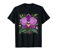 Phalaenopsis Specie di Orchidea Appassionato Orchidee Amante Maglietta