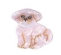 PHALIN Fermagli per capelli per cani da donna, divertenti fermagli per capelli a forma di animale in acetato, graziosi bassotti, Border Collie, accessorio per capelli per animali domestici, regalo per