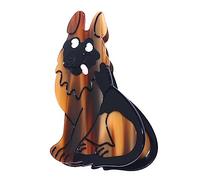 PHALIN Fermagli per capelli per cani da donna, divertenti fermagli per capelli a forma di animale in acetato, graziosi bassotti, Border Collie, accessorio per capelli per animali domestici, regalo per