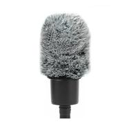 PhantAccy Filtro anti-pop per microfoni Audio-Technica AT-2020 AT-2035 AT-2050 AT-2500 AT-4040, copertura per microfono in pelliccia per riduzione del rumore ambientale e del vento (fucry-blackwhite)