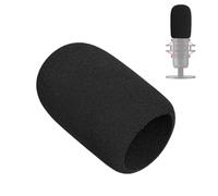 PhantAccy Filtro antivento per microfono Hyperx Quadcast S, protezione antivento per microfono Furry Dead-cat, per filtrare il rumore del vento, gli effluenti e i sibili, colore: nero schiuma