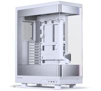 Phanteks Evolv X2, telaio di gioco a metà torre, sistema di raffreddamento verticale, telaio in vetro temperato trasparente, pannello interno in alluminio spazzolato con illuminazione D-RGB integrata,