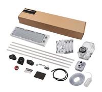 Phanteks EZ-Fit 360 D30-Kit Processore Kit di raffreddamento a liquido 12 cm Trasparente, Bianco 10 pz