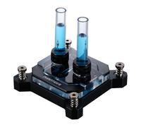 Phanteks Glacier C370I Intel CPU Water Block Acrylic Cover RGB LED - Black NEW