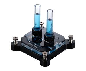Phanteks Glacier C370I Intel CPU Water Block Acrylic Cover RGB LED - Black NEW