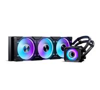 Phanteks Glacier One 360D30 X2 AIO - Dispositivo di raffreddamento per CPU liquido, design Evolv X2, 3 ventole D30-120 D-RGB, per Intel LGA 1851, 1700, 1200, 115x, AMD AM4/AM5 Socket (nero)