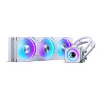 Phanteks Glacier One 360D30 X2 AIO Liquid CPU Cooler, Evolv X2 alluminio Cap Design, 3X Performance D30-120 D-RGB ventole per Intel LGA 1851, 1700, 1200, 115x e AMD AM4/AM5 socket (bianco)