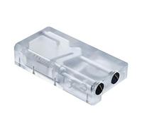 Phanteks Glacier R160C Combo Serbatoio per pompa DDDC, piastra posteriore in acrilico trasparente, illuminazione digitale RGB integrata