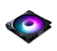 Phanteks M25-140 Gen2, ventola di raffreddamento ad alte prestazioni ARGB da 140 mm, telaio ventola unificato a Daisy-Chain, hub Infinity Mirror, connessione a cavo singolo, Nero