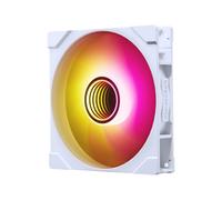 Ventole di raffreddamento ad alte prestazioni Phanteks M25-140 Gen2 Reversed Blade, 140mm ARGB, telaio ventola unificato a Daisy-Chain, hub Infinity Mirror, connessione a cavo singolo, Bianco