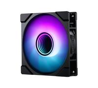 Ventole di raffreddamento ad alte prestazioni Phanteks M25-120 Gen2 Reversed Blade, 120mm ARGB, telaio ventola unificato a Daisy-Chain, hub Infinity Mirror, connessione a cavo singolo, Nero