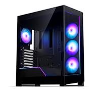 Phanteks NV5X, Case da Gaming ATX ad Alto Flusso D'Aria, 4 Ventole S25 da 120mm ARGB, Porta Type-C, Supporto Radiatore 360, ARGB Integrata, Doppio Pannello in vetro Tempra Nero.