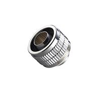 Phanteks PH-STC1610_CR Raccordo a compressione per tubo morbido con filettatura G1/4 per tubo morbido da 16/10 mm (5/8 '' OD x 3/8 ID'') Viton O-Ring - cromato