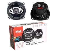 PHANTOM 2 DIFFUSORI compatibile con BOSS AUDIO SYSTEMS SERIES P45.4C coassiali a 4 vie 10,00 cm 100 mm 4" da 125 watt rms 250 watt max 93 db 4 ohm sospensione in gomma, a coppia