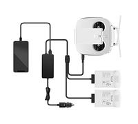 Phantom 4 Pro - Caricabatteria da auto, 3 in 1 Fast Car Charger per DJI Phantom 4 Pro, ricarica 2 batterie+1 telecomando per auto, caricatore portatile da viaggio