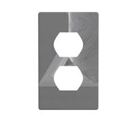 Phantom of Sleep Duplex Presa Presa Presa a Muro Placca Standard 1-Gang, Policarbonato Termoplastica.