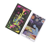 Phantom Tarot Cards, Creative Dark Tarot Deck with Meanings, Classic Fortune-Telling Playing Cards for Family Gatherings, Spiritual Guidance, Divination