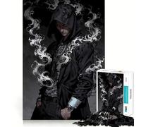 Phantom Whispers︰ Il messaggero incappucciato Puzzle da 1000 pezzi per adolescenti Gioco di logica Gioco di gruppo Taglio di precisione Regalo premuroso (50x75cm)