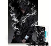 Phantom Whispers︰ Il presagio incappucciato Puzzle da 1000 pezzi per adolescenti Puzzle logico Treno Giocattolo Antistress Taglio liscio Regalo memorabile (38x52cm)