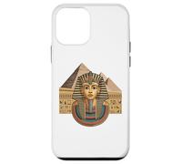Pharaoh Tutankhamun Egypt History Pyramids Art Design Custodia per iPhone 12 mini