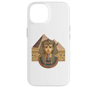 Pharaoh Tutankhamun Egypt History Pyramids Art Design Custodia per iPhone 14