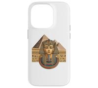 Pharaoh Tutankhamun Egypt History Pyramids Art Design Custodia per iPhone 14 Pro