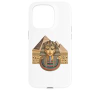Pharaoh Tutankhamun Egypt History Pyramids Art Design Custodia per iPhone 15 Pro
