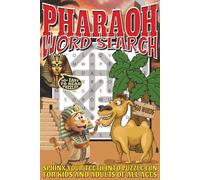 Pharaoh Word Search: Easy To Read Print With 50+ Puzzles About Pharaohs, Ancient Egypt, Mythology And More | 6x9 inch, 110 pages | Gift For Holidays, Vacations, and Spare Time