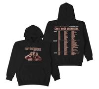 PHARCOYOU Central Cee Can't Rush Greatness World Tour 2025 Felpa con cappuccio a maniche lunghe Streetwear Donna Uomo Felpa con cappuccio, Nero , XS