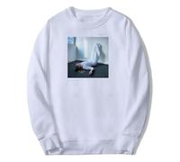 PHARCOYOU Jenny Hval Iris Silver Mist Album Merch Girocollo Manica Lunga Streetwear Uomo Donna Pullover Felpe, bianco, 3XL