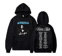 PHARCOYOU Karan Aujla It Was All A Dream Merch Felpa con cappuccio a maniche lunghe Streetwear donna uomo felpa hip hop vestiti, Nero , M